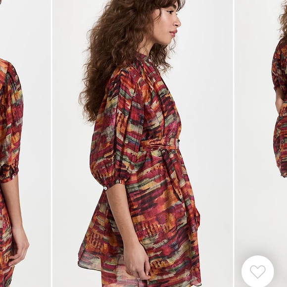 Chufy Ziggy Mini Dress Sean Red M - Picture 4 of 10